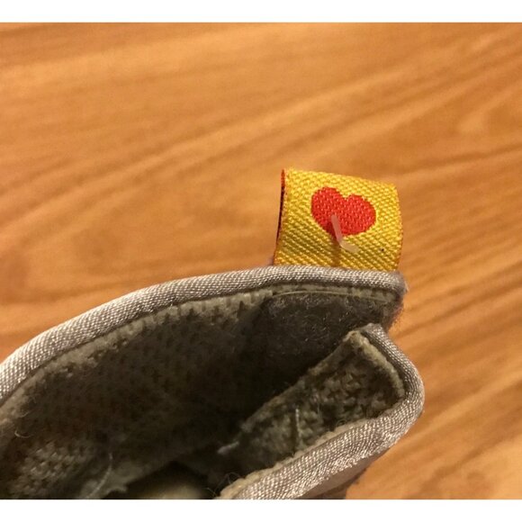 Build-A-Bear Workshop Baby Booties Gray Silver Satin Shoes With Bow BAB - Picture 3 of 6